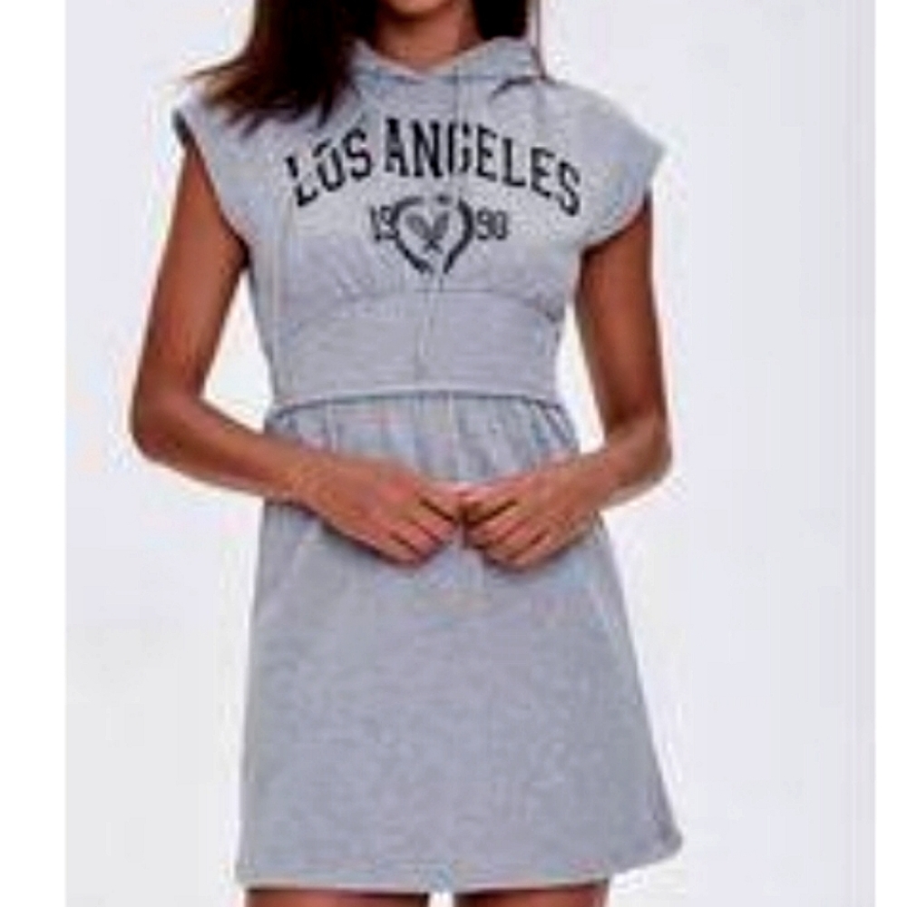 Forever 21 New York Hoodie Dress